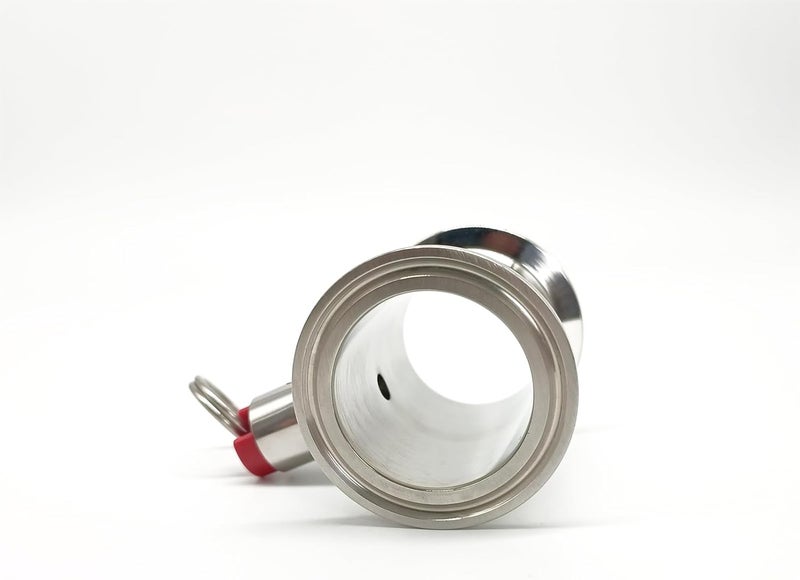 Geife 1.5" Tri Clamp Extension Tube with Pressure Relief Valve PRV for Dry Hopper (35 PSI Max) - Image 3